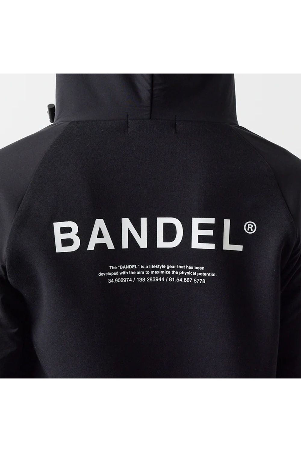 【25AW】【レディース】 SWITCH RAGLAN SLEEVE ZIP HOODIE / ボンディング素材 ラグランスリーブ ハイネックジップフーディー (ブラック)