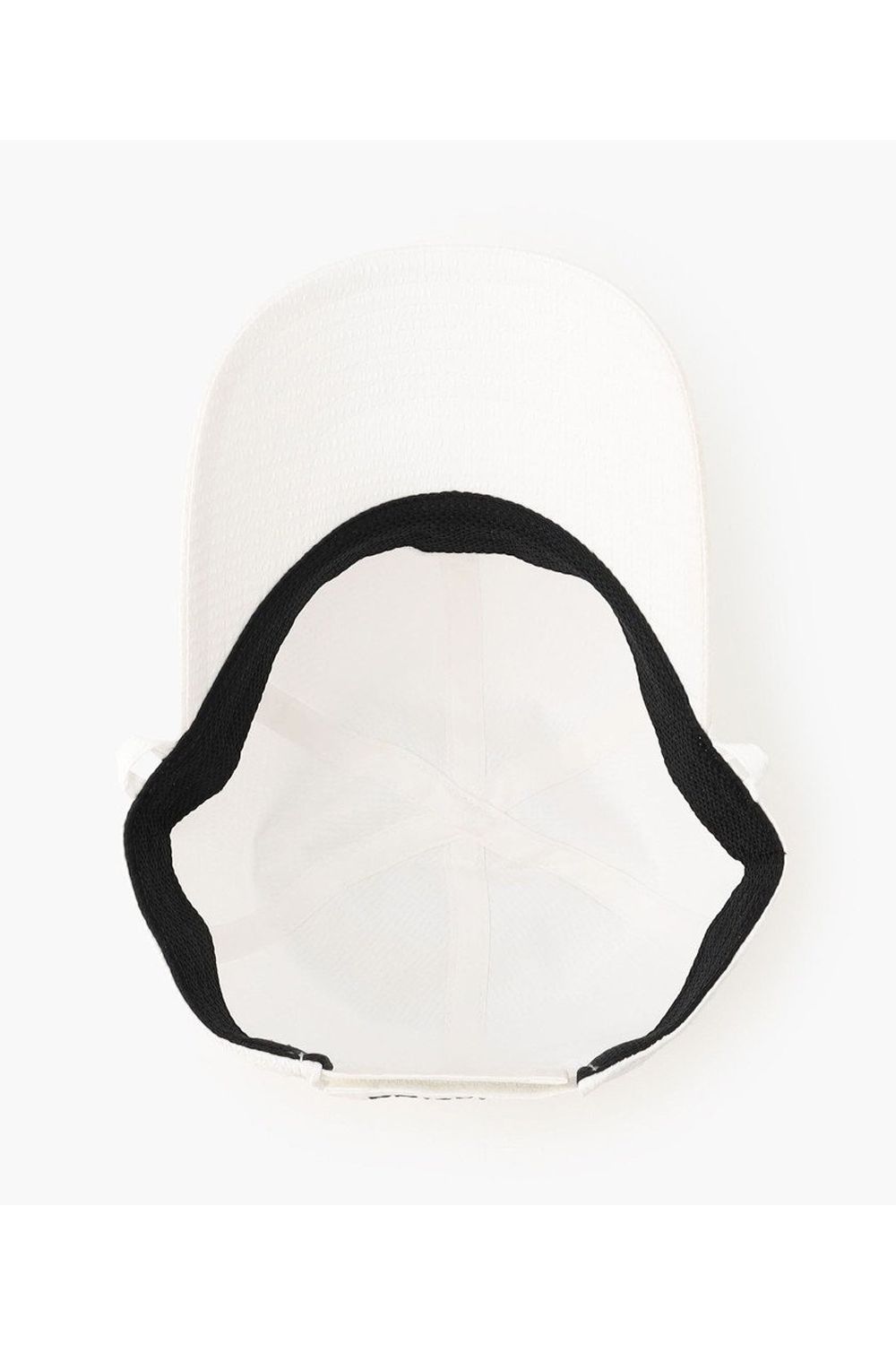 【26SS】【レディース】 WOMEN’S SEERSUCKER CORD STRAP CAP / シアサッカー コードストラップ付き キャップ (ホワイト)