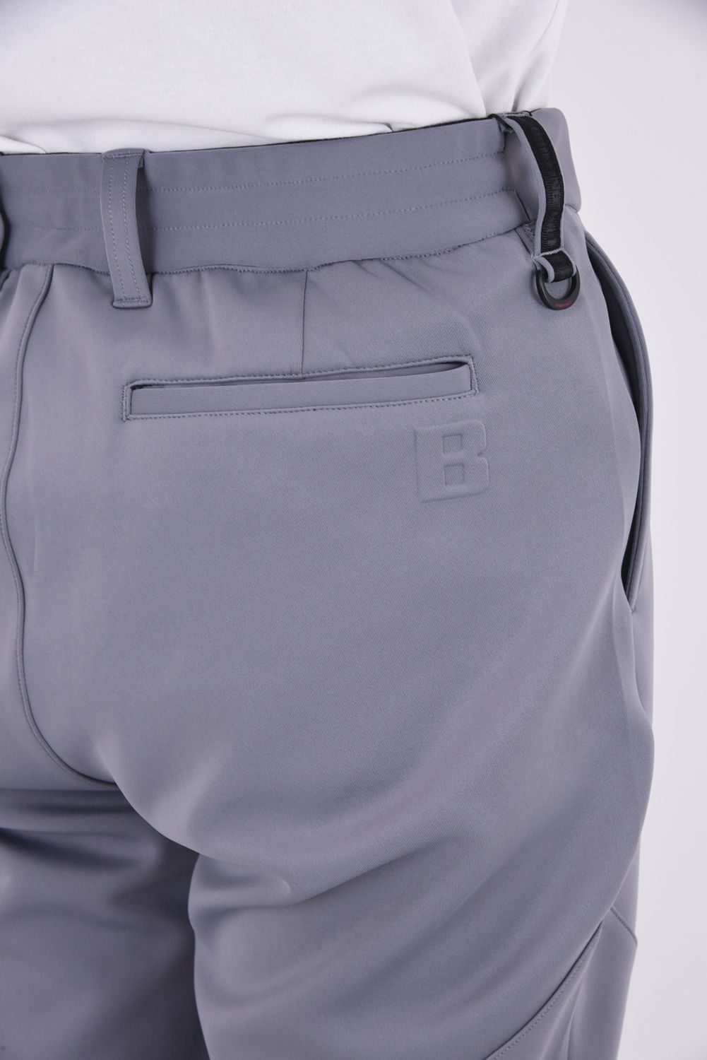 【26SS】 MEN'S 3D LOGO SLIM PANTS / 3Dエンボスロゴ ストレッチジャージ スリムパンツ (グレー)