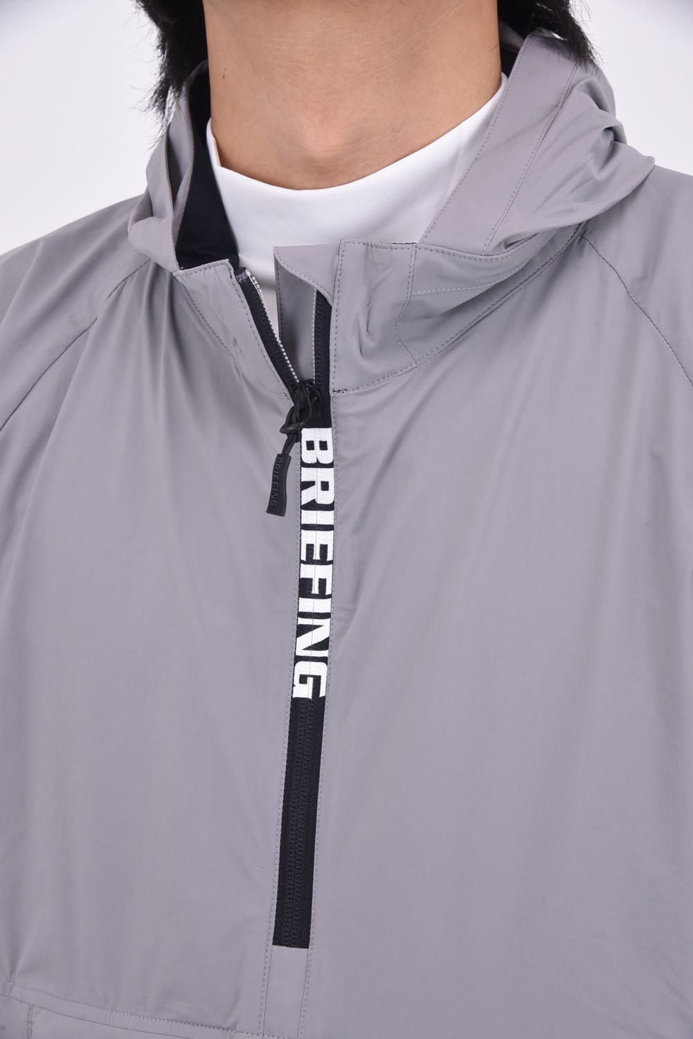 【25AW】 POCKETABLE WIND ANORAK / ポケッタブル アノラックライトパーカー (グレー)