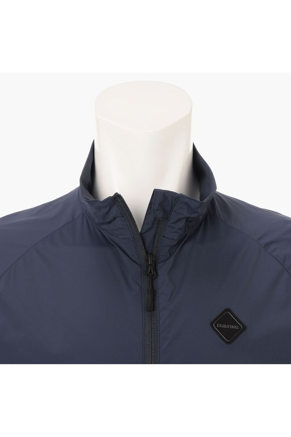 【26SS】 MEN'S BI-COLOR WIND BLOUSON / バイカラー スタンドカラーブルゾン (ネイビー)