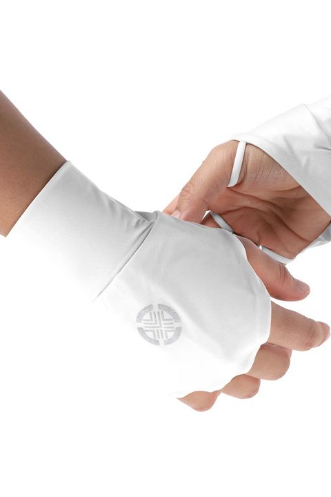 【26SS】【ユニセックス】【返品・交換不可】 BACK-OF-HAND GLOVE (Right Hand) / 接触冷感 UVカット 右手用ハンドカバー (ホワイト)