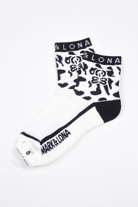 【26SS】 PANTERA GRIP ANKLE SOCKS / レオパードパターン ジャパンメイド アンクルソックス (ホワイト)