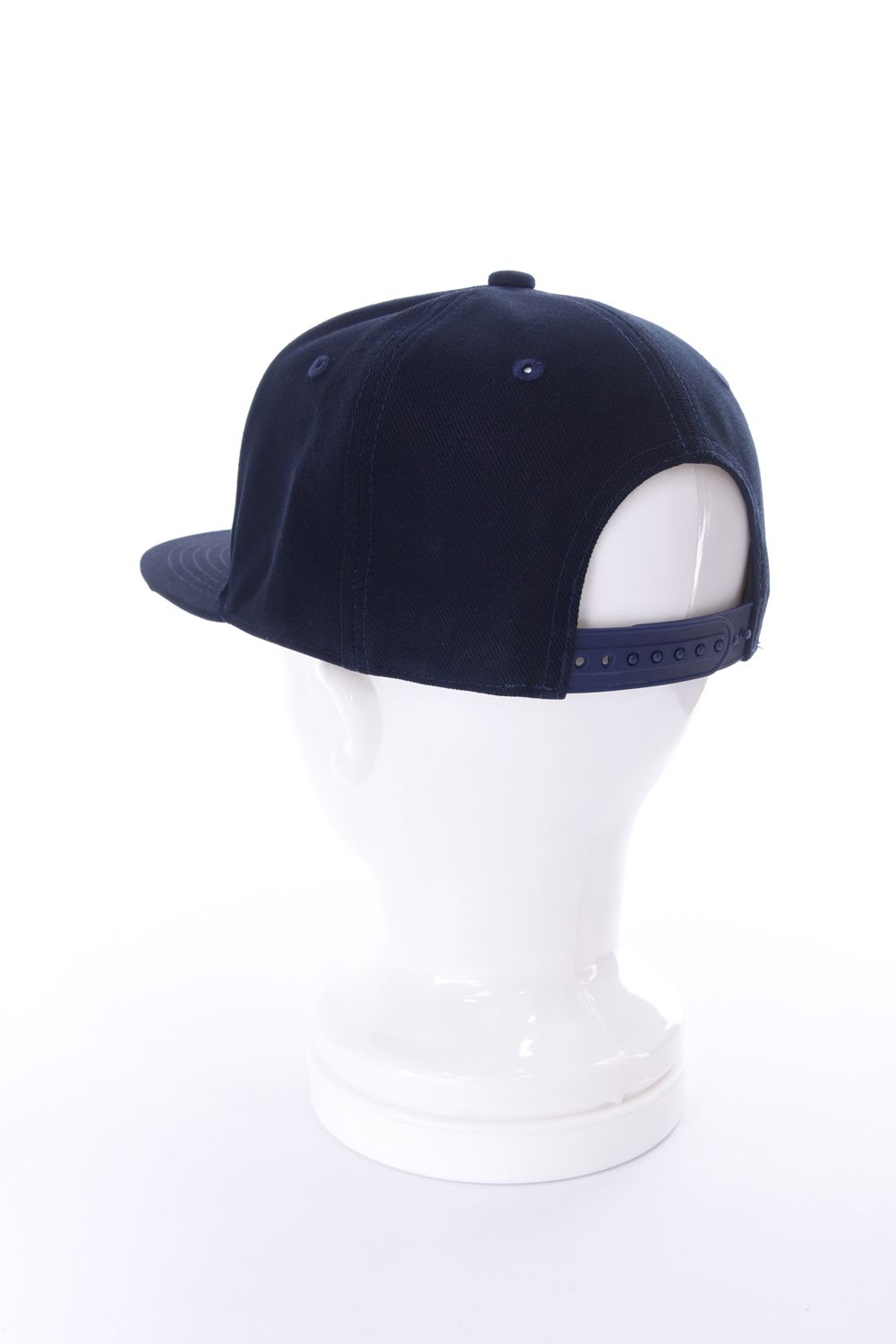 【26SS】 WAVE FLAT BILL CAP / ウェーブ刺繍 メタルロゴ フラットキャップ (ネイビー)