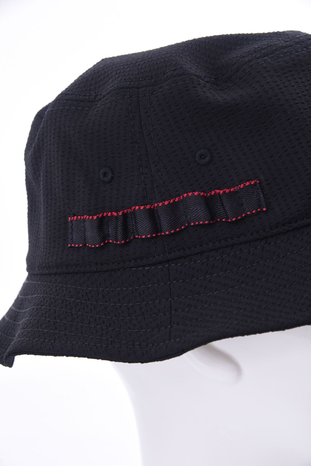 BRIEFING - SEERSUCKER HAT / 刺繍ロゴ シアサッカー バケットハット