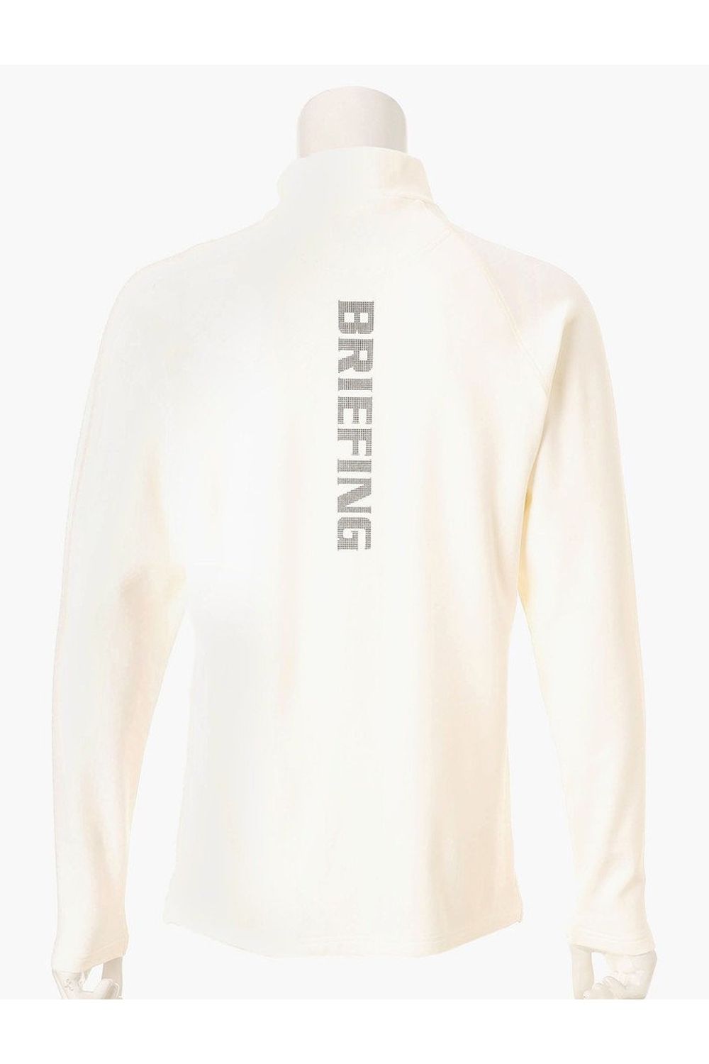 【26AW】 MEN’S WARM LS HIGHNECK / 秋冬仕様 起毛素材 ベーシック 長袖モックネックTシャツ (ホワイト)