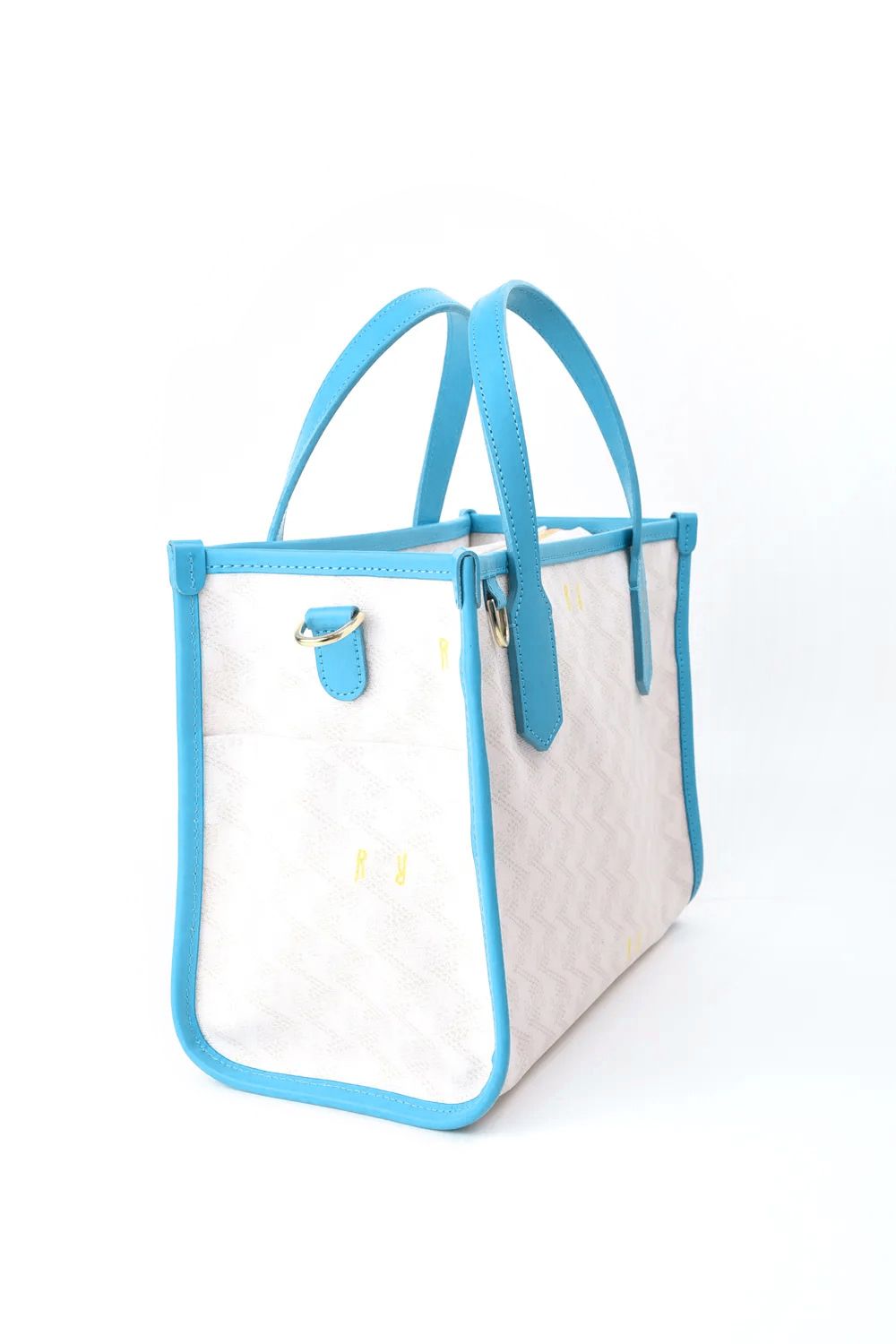 【GOSSIP GOLF別注商品】 LANIUS SQUARE MINI (ラニウス スクエア ミニ) / ブランドオリジナルテキスタイル カートバッグ （ウルトラマリン / Hイエローライニング）