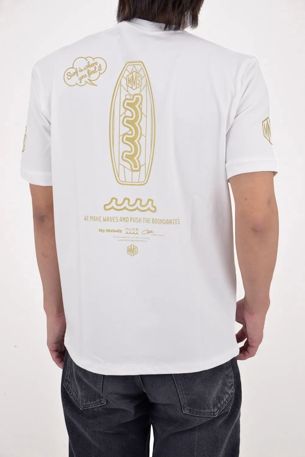 muta - 【26SS】 My Melody × muta MARINE SURFING ストレッチTシャツ