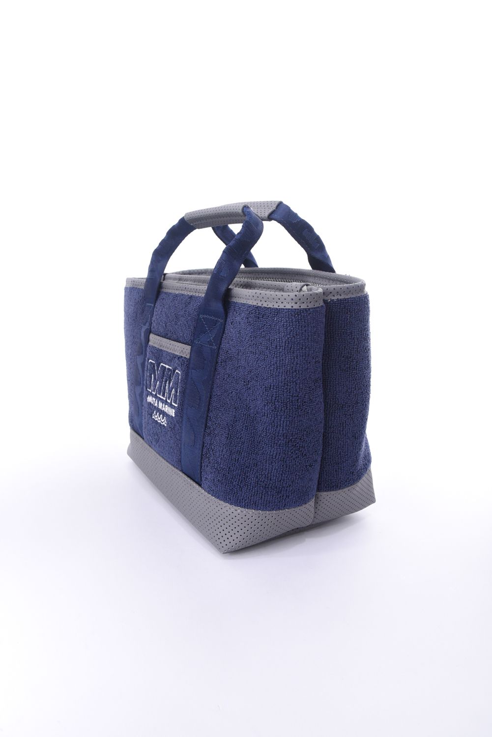【26SS】 PILE PARTITION TOTE BAG / パイル生地 パーテーショントートバッグ (ネイビー)