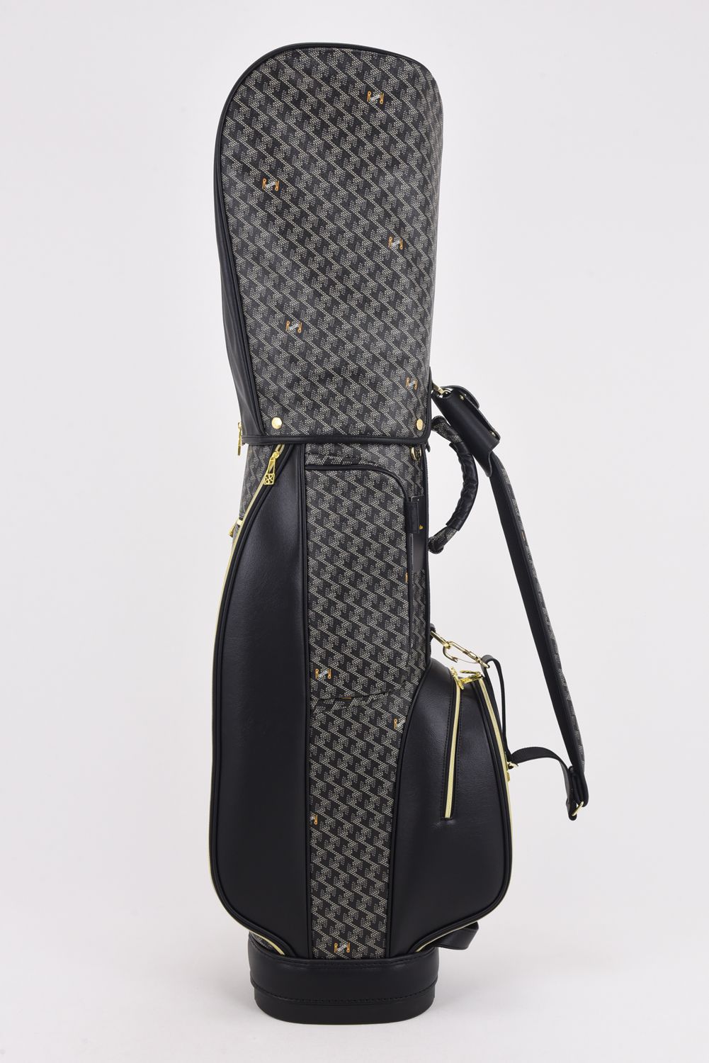 【銀行振込・代金引換不可】【返品・交換不可】 GOSSIP GOLF限定 ORIGINAL GRAFFITI DESIGN RALLINA  No.3 (ラリーナ) / カートタイプ キャディバッグ (ダークブラック/グラフィティデザイン)