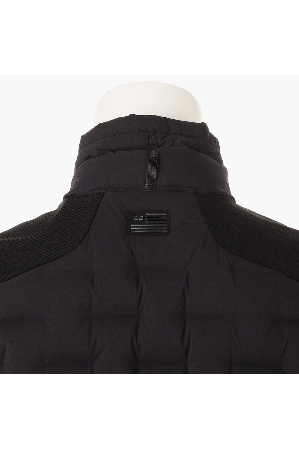 【25AW】 MEN'S HYBRID DOWN VEST / ストレッチタフタ ダイヤモンドロゴ ハイブリッドダウンベスト (ブラック)
