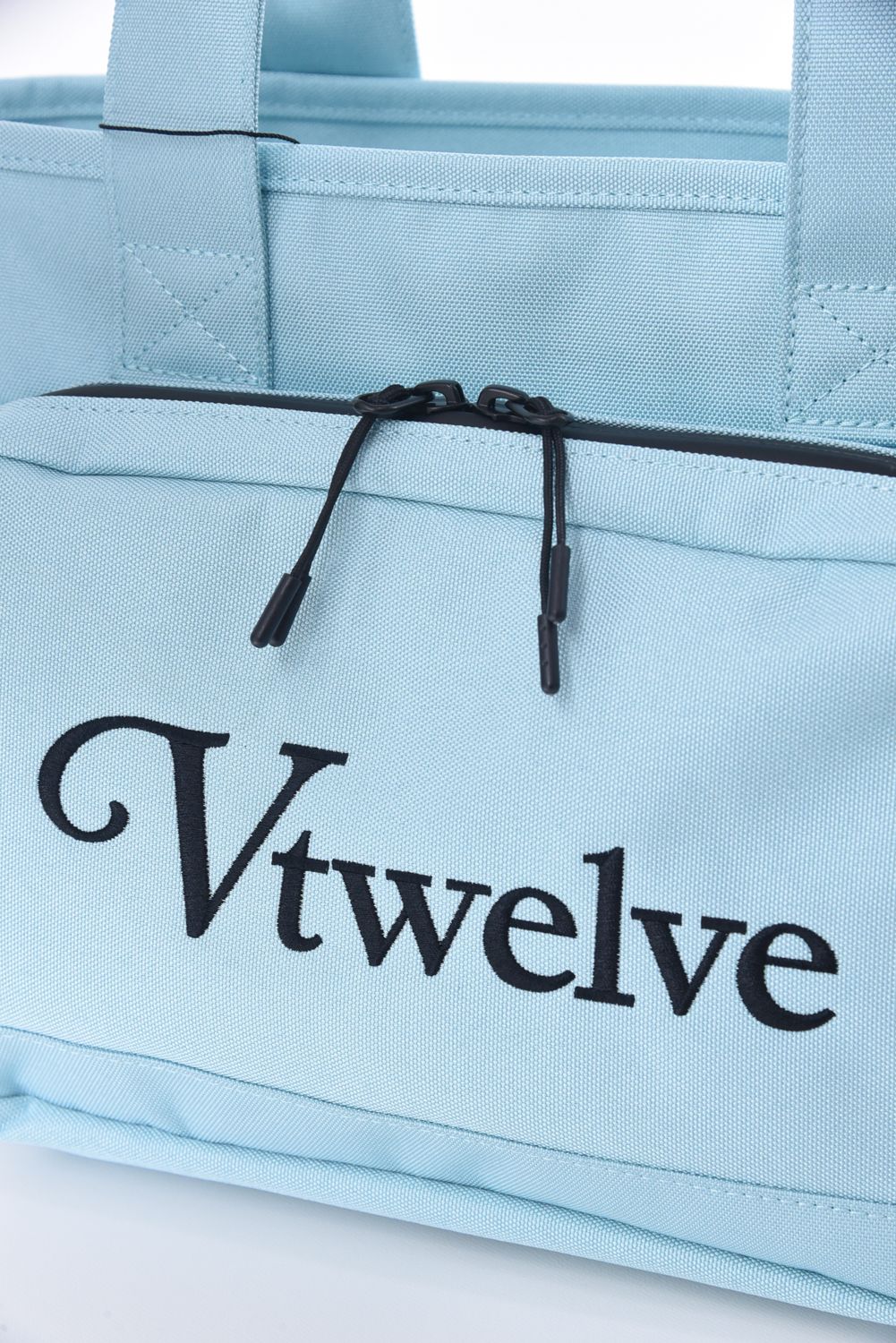 【26SS】 ZP CART BAG / ZP CART BAG / ブランドロゴ刺繍 保冷ポケット付きカートバッグ (ターコイズ)