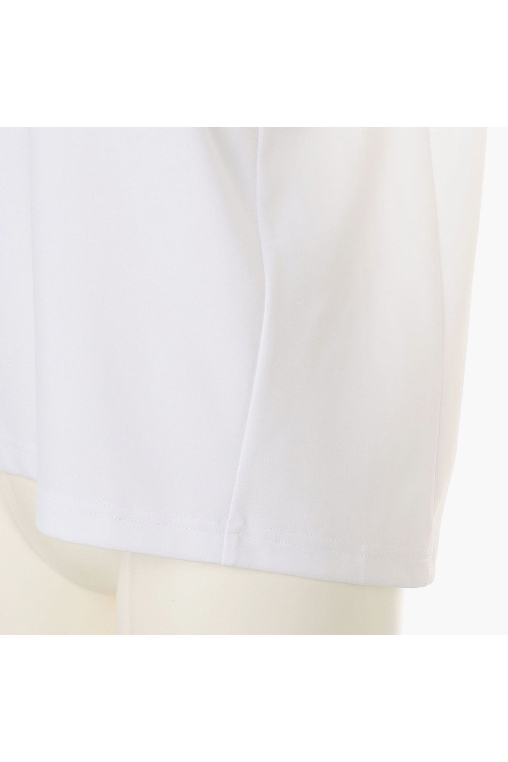 【26SS】【レディース】 WS STTCHED 3D LOGO HIGHNECK RF / 3Dブランドロゴ リラックスフィット ワントーン ハイネックシャツ (ホワイト)