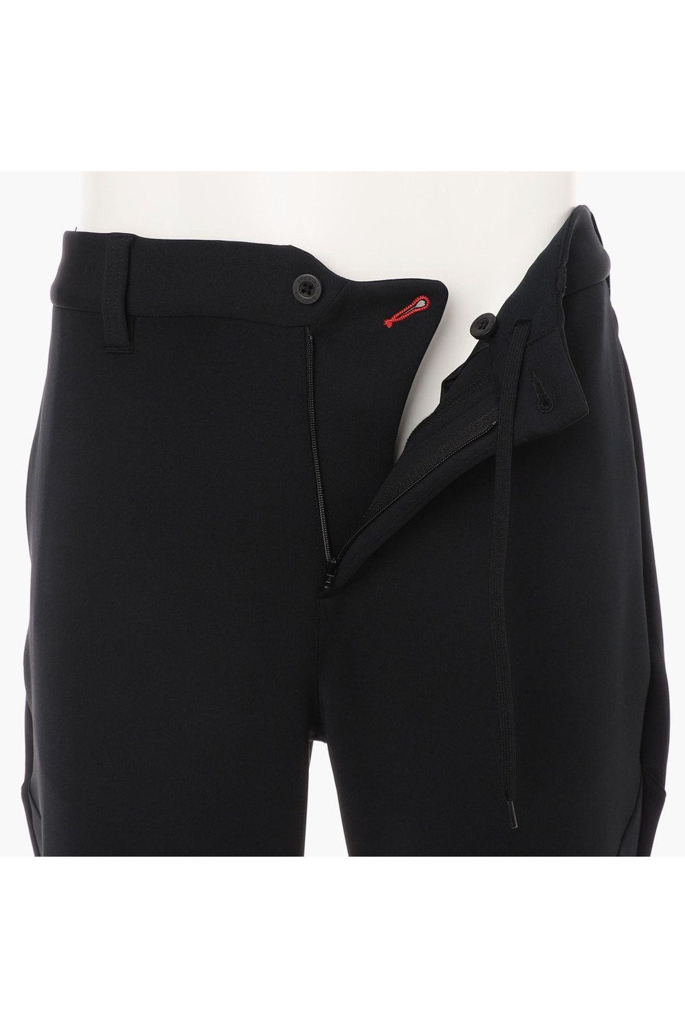 【26SS】 MEN'S 3D LOGO SLIM PANTS / 3Dエンボスロゴ ストレッチジャージ スリムパンツ (ブラック)