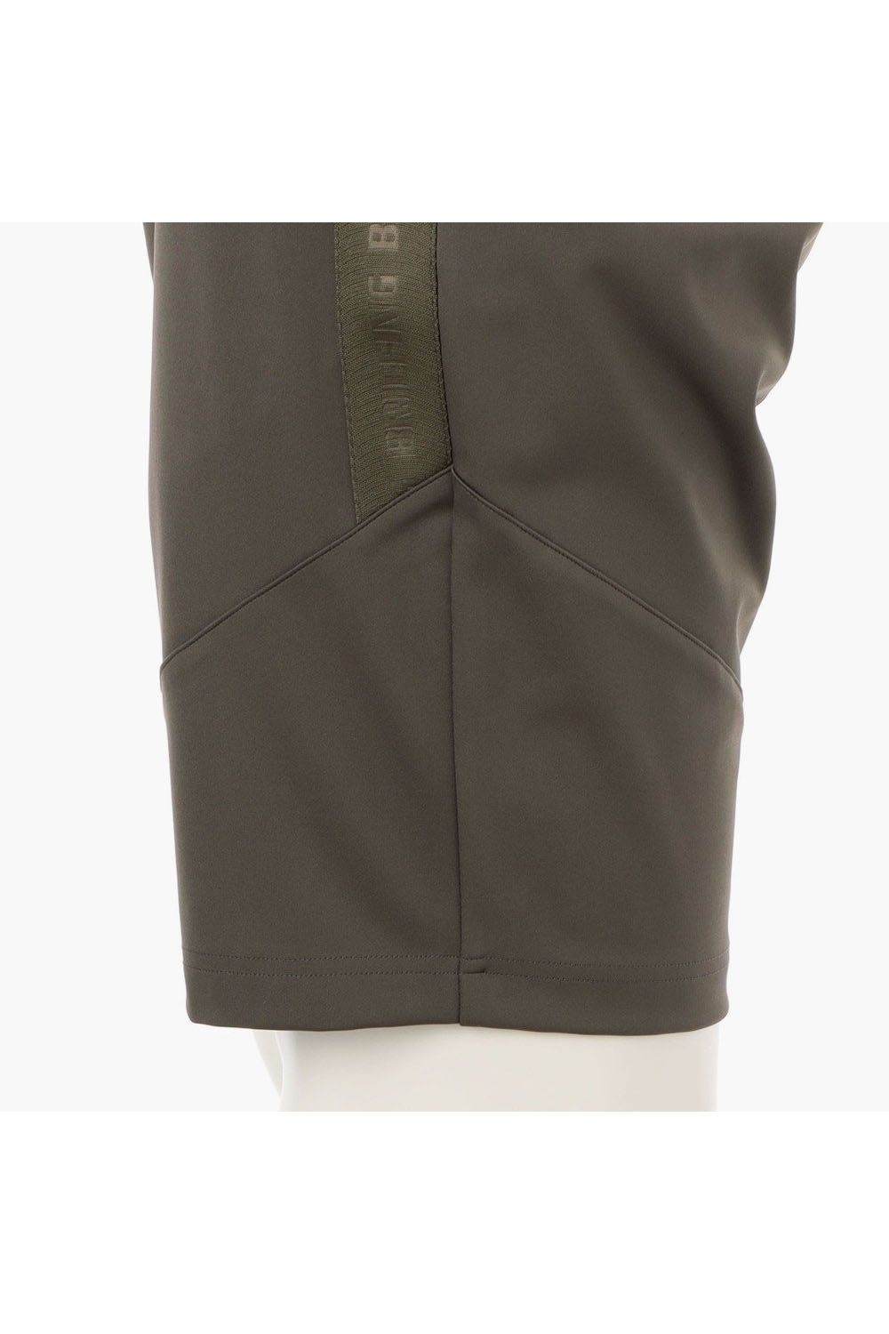 【25SS】 MENS LOGO LINE SHORT PANTS / ロゴラインテープ ショート パンツ (ダークオリーブ)