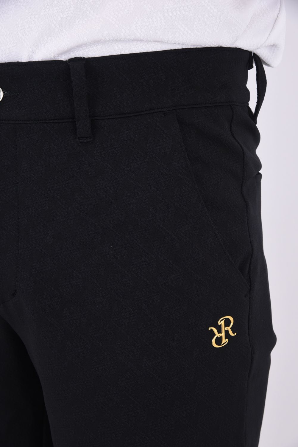 【25SS】 MENS GM JACQUARD SHORT PANTS / GMジャガード ショートパンツ (ブラック)