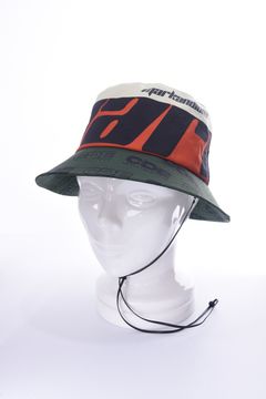 【CODE COLLECTION】 CD10-EBHT / CDEロゴパターンプリント バケットハット (ベージュ)