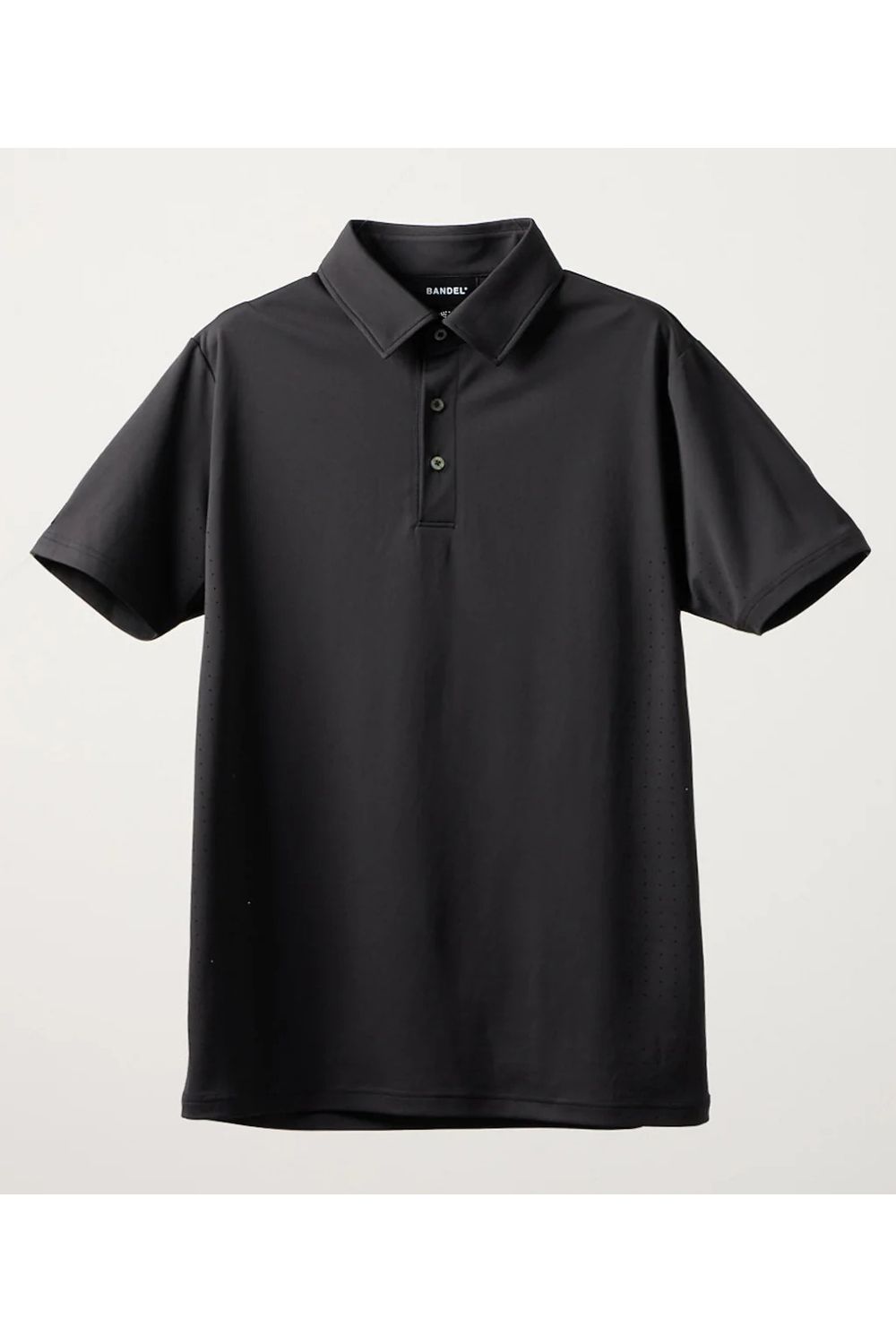 【26SS】 ヒートパンチングポロシャツ (ブラック) （4月上旬入荷予定）