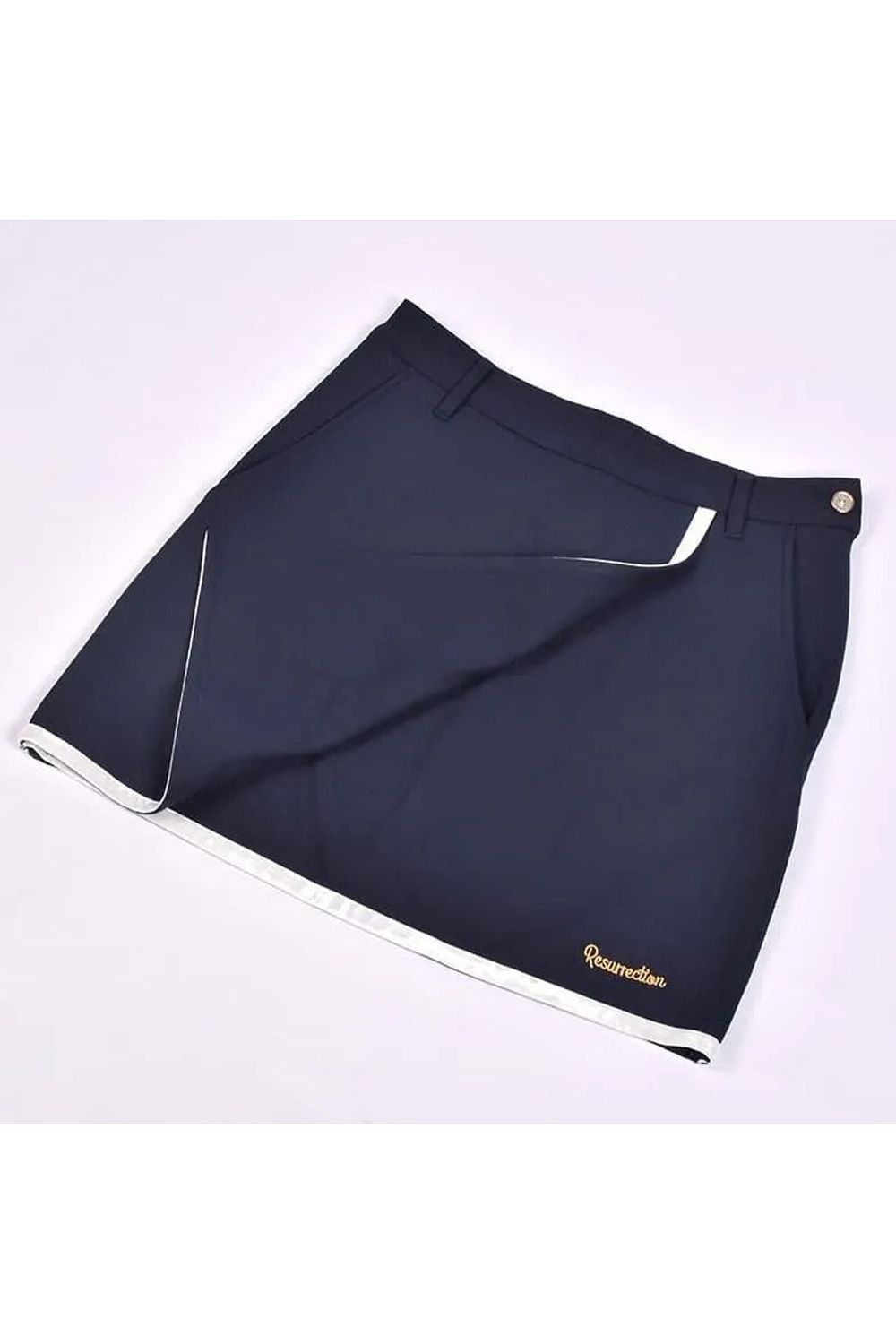 【25AW】【レディース】 WOMENS PIPING LINE SKIRT / 裏起毛 パイピングライン スカート (ネイビー)*