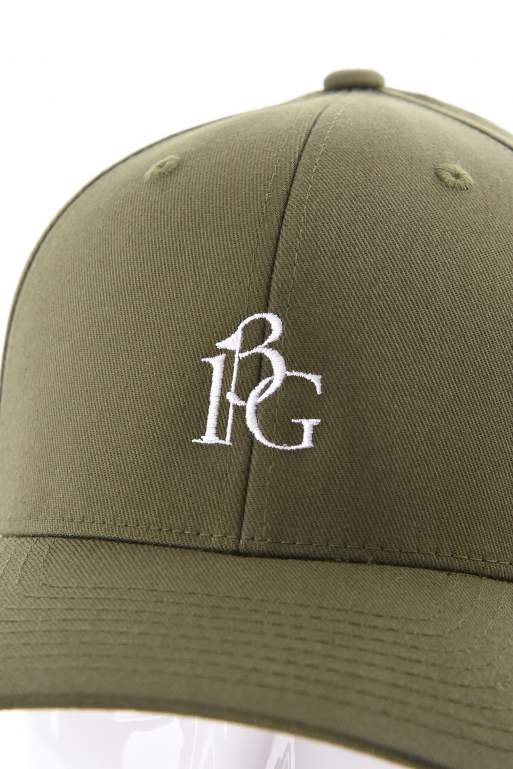 【26AW】 WOOLY COMBED 1PIU1UGUALE3 LOGO CAP / バックロゴ刺繍 キャップ (カーキ)