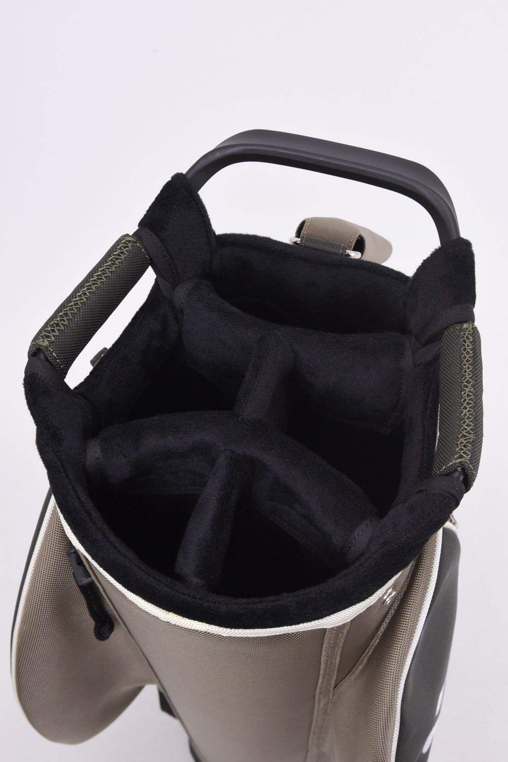 【26AW】 DUAL MAG PRO POLY COMBO CADDY BAG & HEAD COVER / ナイロン バイカラー カートタイプ キャディバッグ&ヘッドカバーセット (カーキ)