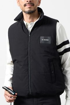 【26AW】 PUFFER VEST / ブランドロゴパッチ パファーベスト (ブラック)