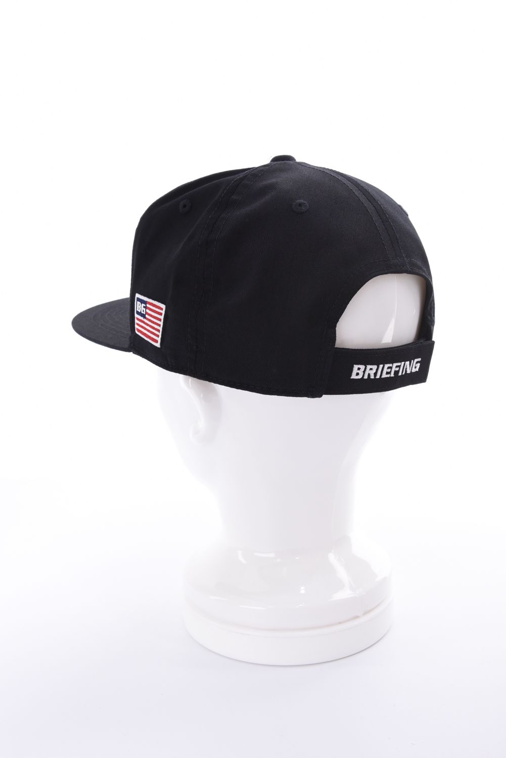 【26AW】 MEN’S BASIC FLAT VISOR CAP / ベーシック ブランドロゴ フラットキャップ (ブラック)