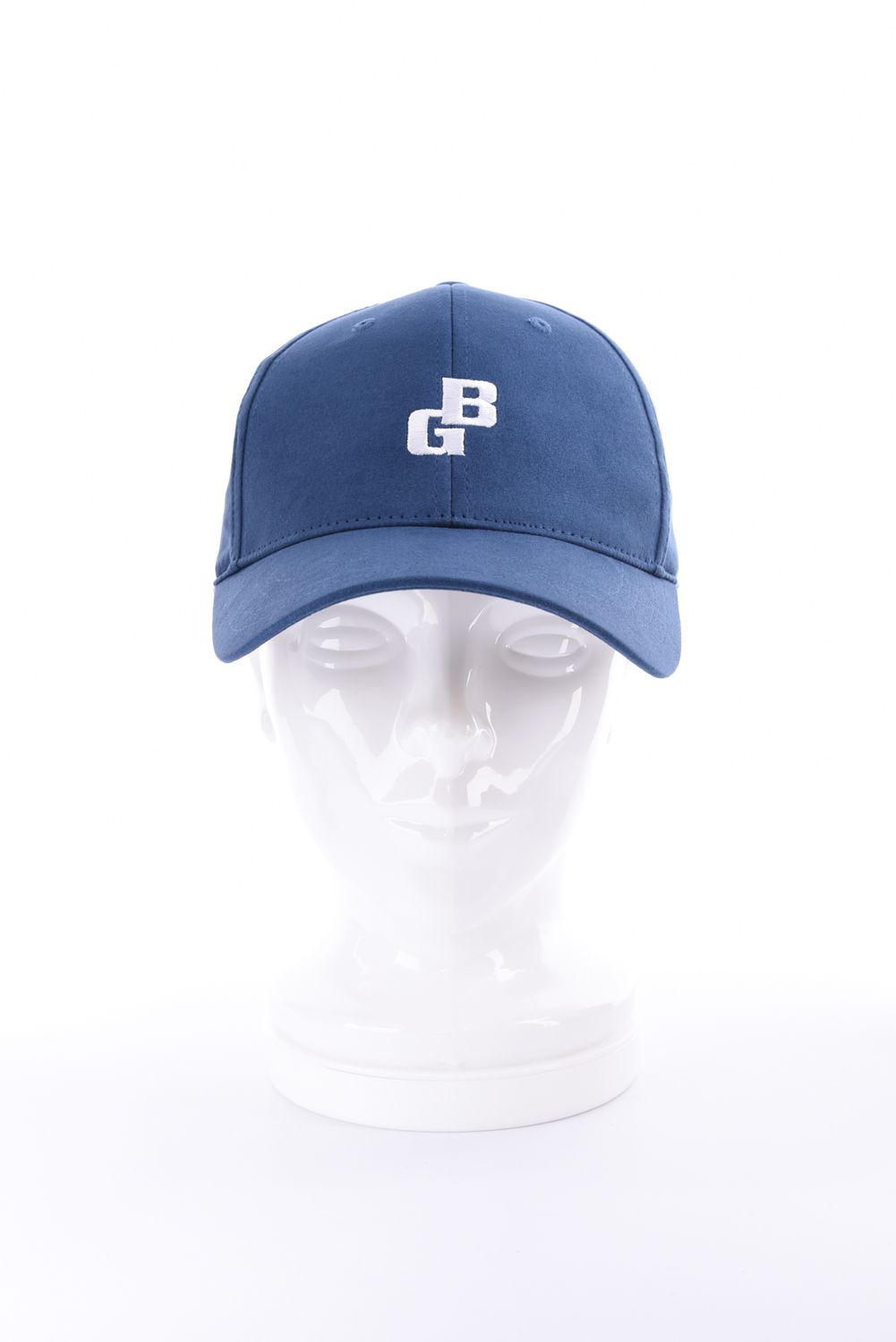 【26AW】 MEN’S SUEDE SMALL BG LOGO CAP / スウェード素材 スモールBGロゴ キャップ (インディゴ)