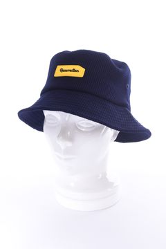 【26SS】 SILICON TAG WAFFLE HAT / シリコンタグ ワッフル バケットハット (ネイビー)*