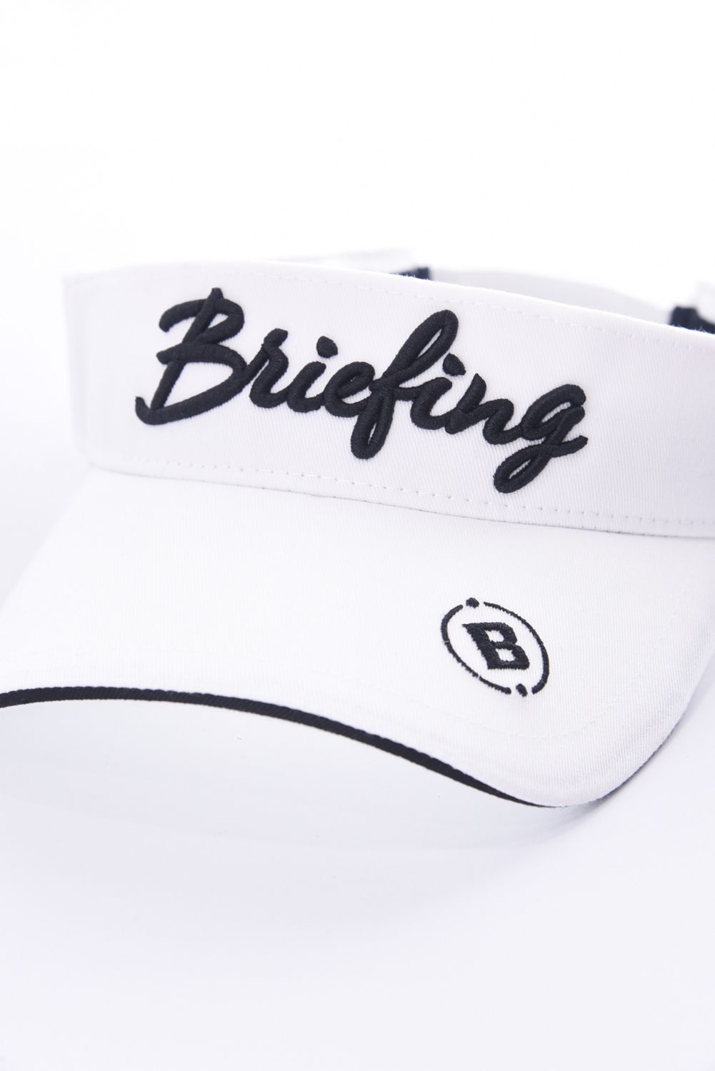 【レディース】WOMENS BASIC VISOR / ロゴ刺繍 ベーシック サンバイザー (ホワイト)