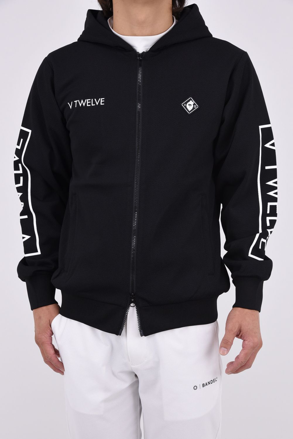 【26AW】 OH SB PARKA / サイドボックスロゴ バックプリント ジップアップパーカー (ブラック)