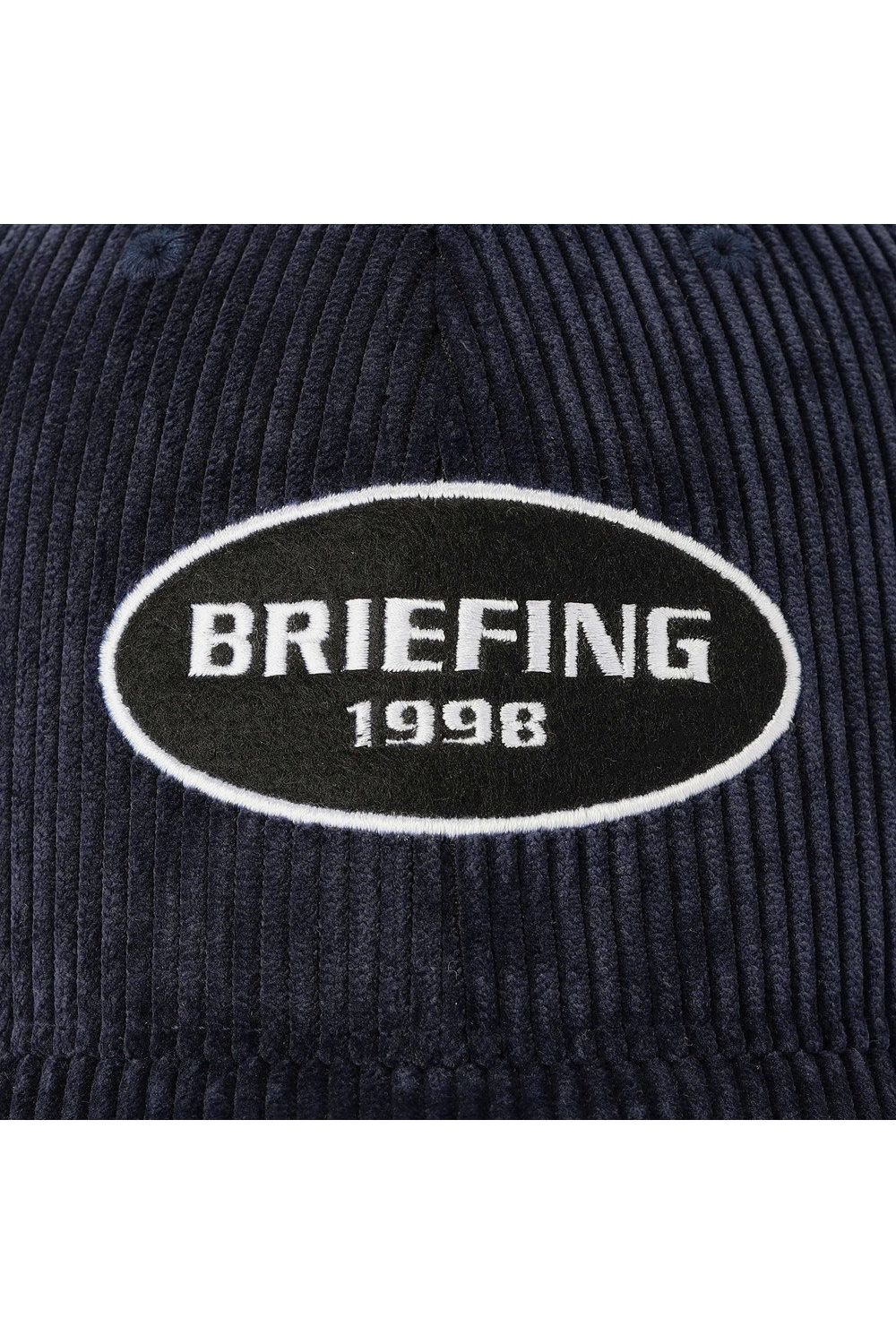 【26AW】 MEN’S CORDUROY OVAL LOGO CAP / コーデュロイ生地 オーバルロゴワッペン キャップ (ネイビー)