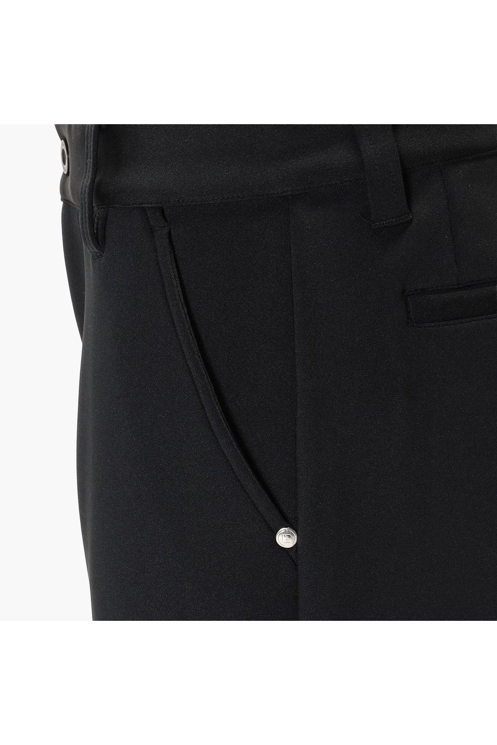 【26AW】【レディース】 WOMEN’S STITCHED 3D LOGO SLIM PANTS / ストレッチジャージ 3Dステッチロゴ スリムロングパンツ (ブラック)
