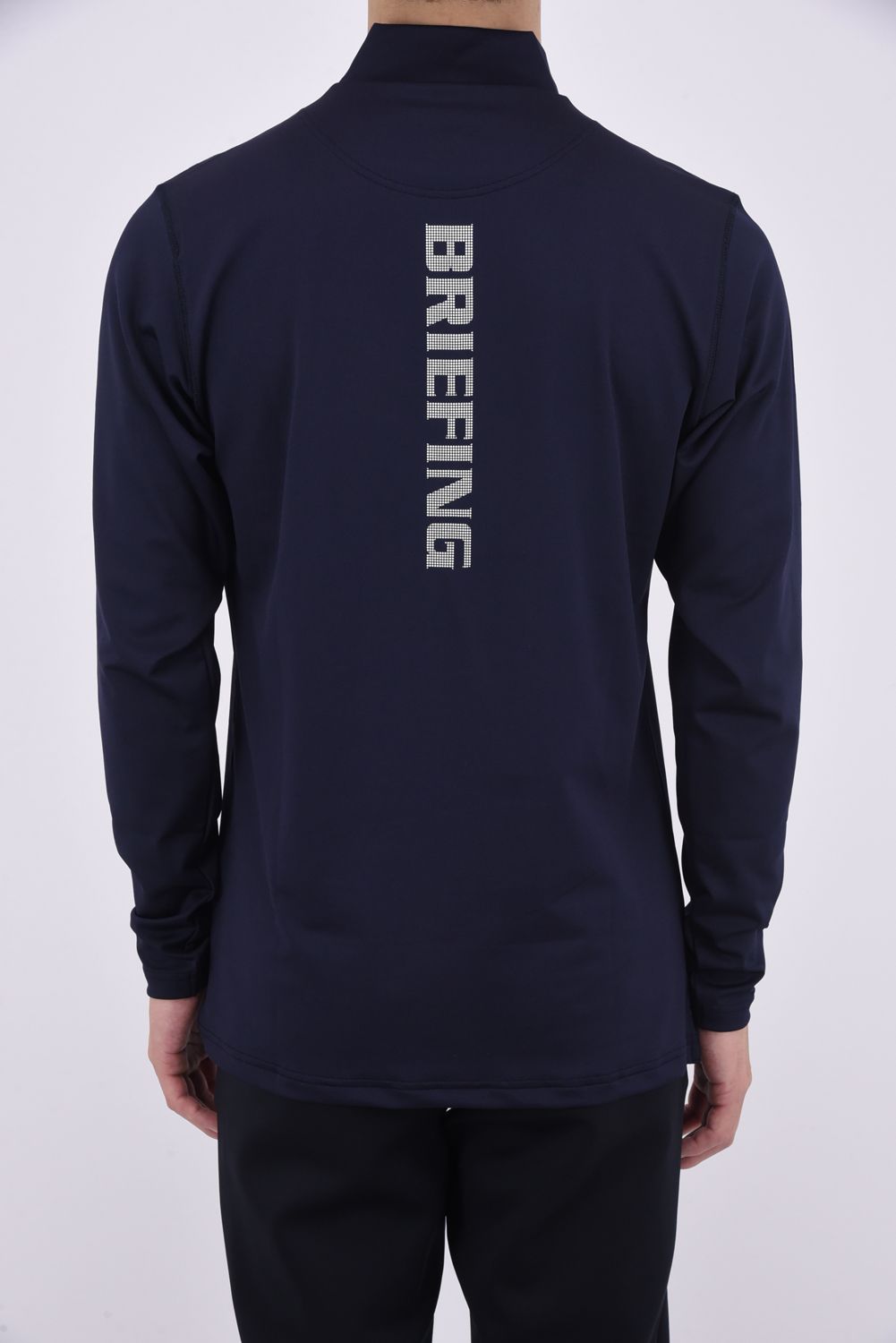 BRIEFING - MENS TOUR LS HIGH NECK BBG241 / ブランドロゴ