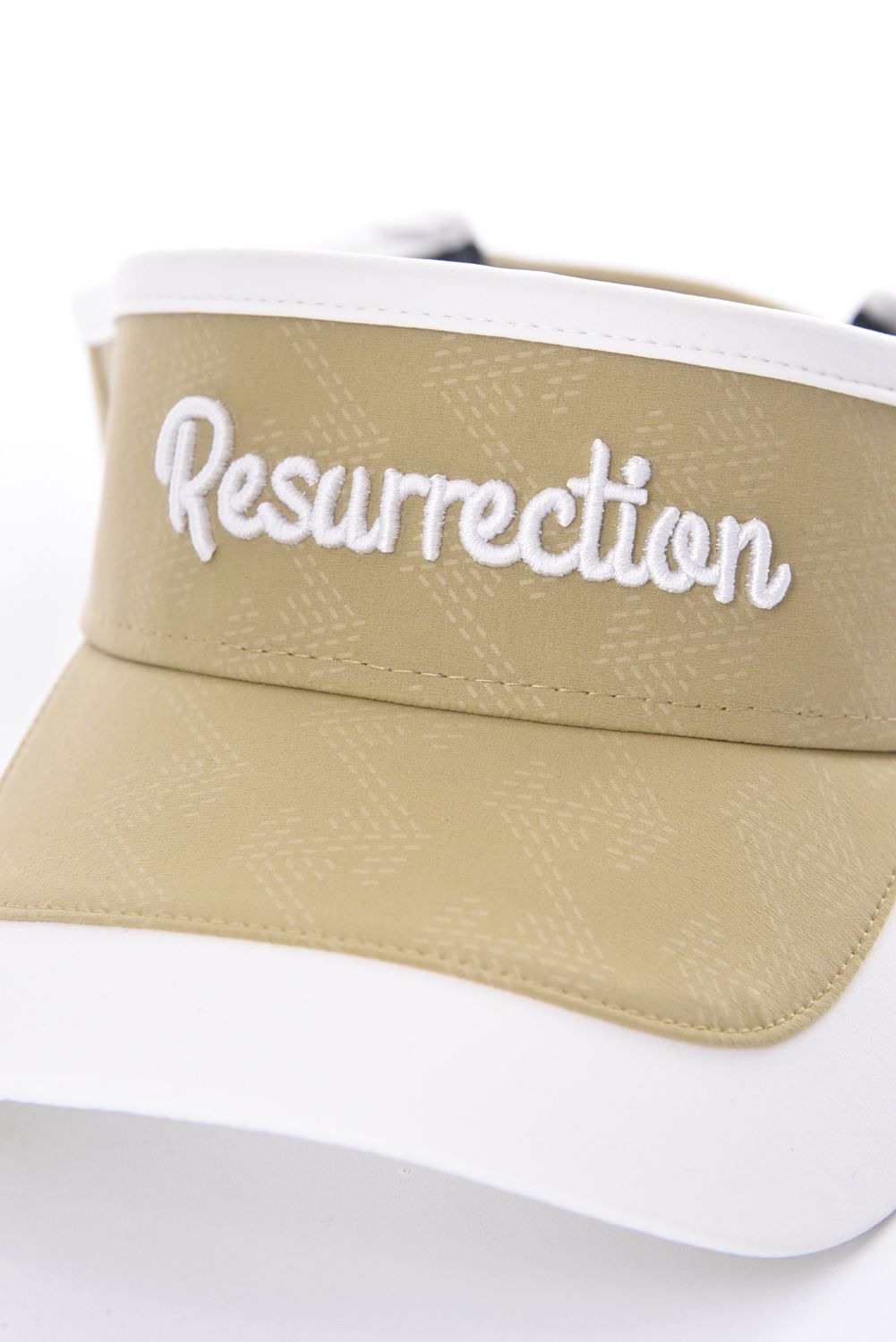 Resurrection レザレクション ゴルフ サンバイザー 2トーンエンボス レザレクション Resurrection 2トーンエンボスサンバイザー