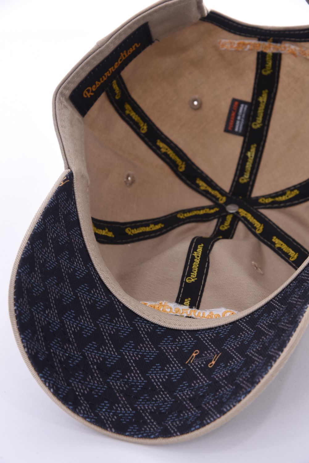 Resurrection - BASIC LOGO CAP / 3Dロゴ 刺繍 キャップ ホワイト Resurrection - BASIC LOGO CAP / 3Dロゴ 刺繍 キャップ ホワイト