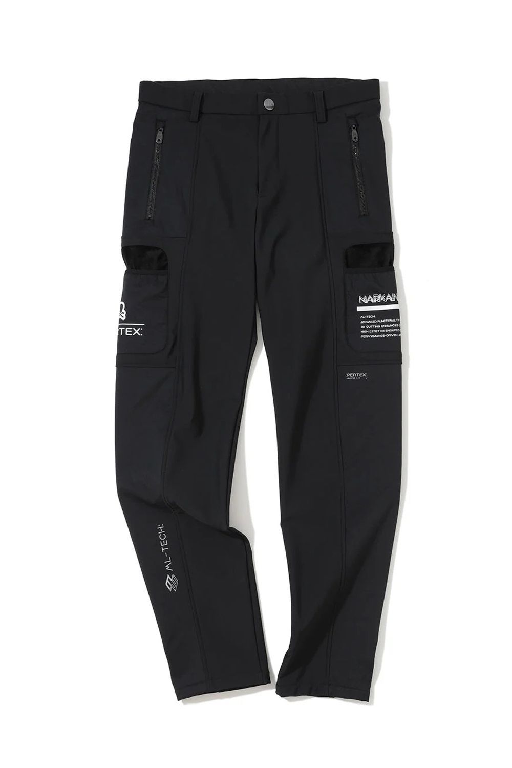 【2025AW】 PRIMAL AIR HYBRID PANTS / PERTEX®ナイロン リフレクタープリント ハイブリッドロングパンツ (ブラック）