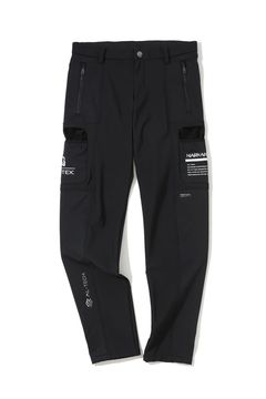 【2025AW】 PRIMAL AIR HYBRID PANTS / PERTEX®ナイロン リフレクタープリント ハイブリッドロングパンツ (ブラック）