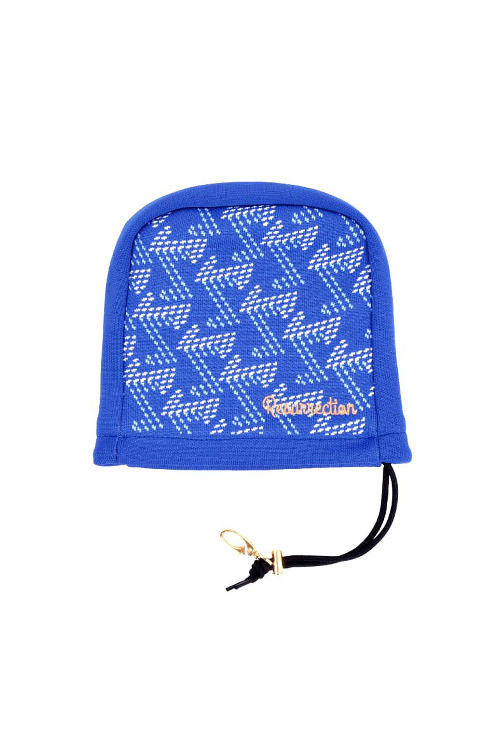 KNIT IRON COVERS / ブランドオリジナル ニットアイアンカバー ブルー*