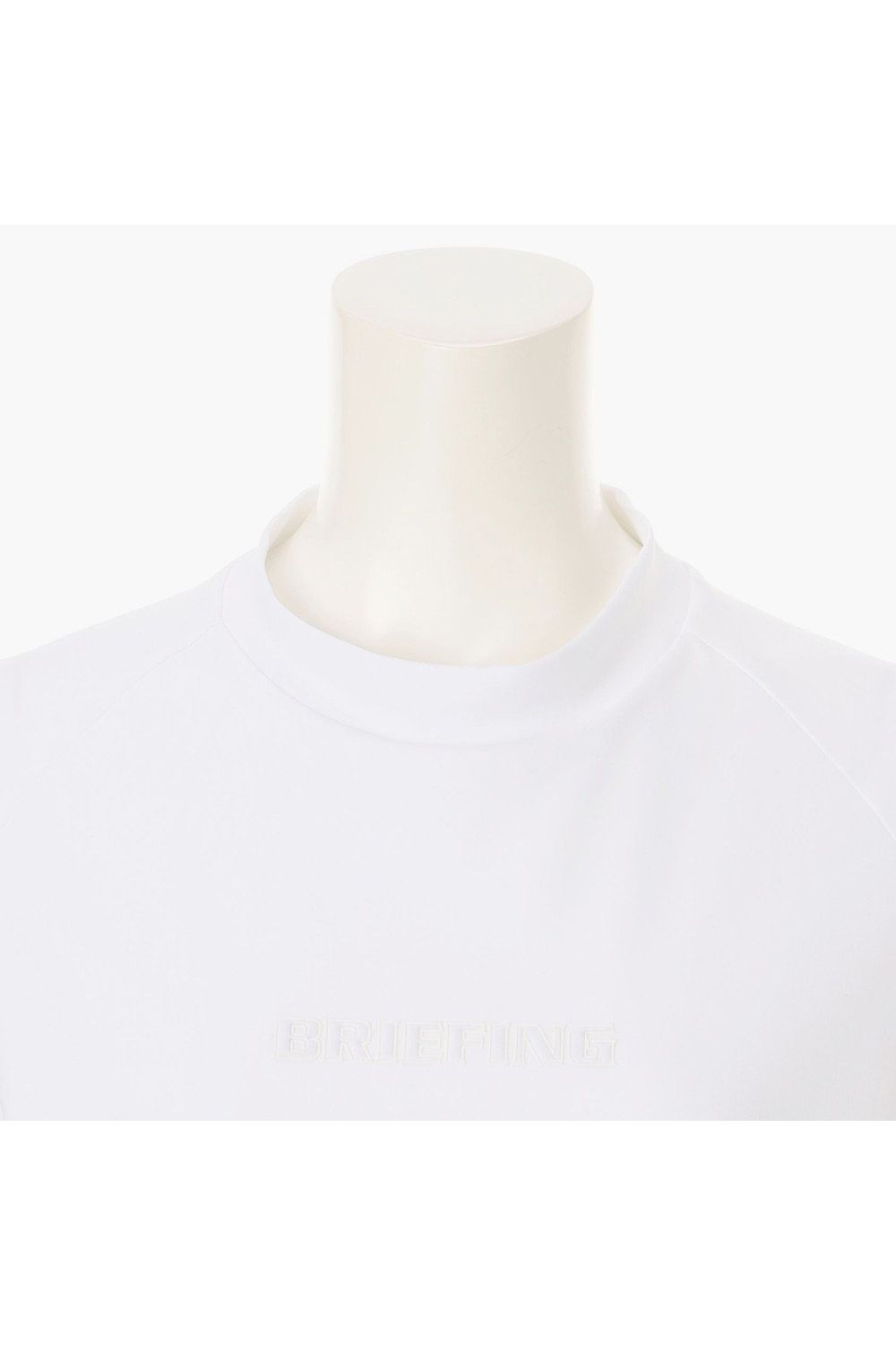 【26SS】【レディース】 WS STTCHED 3D LOGO HIGHNECK RF / 3Dブランドロゴ リラックスフィット ワントーン ハイネックシャツ (ホワイト)