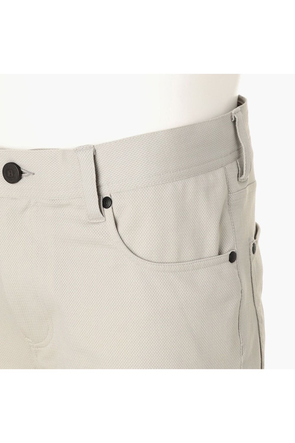 【26SS】 MEN'S MESH 5-POCKETS SHORT PANTS / トリコットメッシュ 5ポケット ショートパンツ (ライトグレー)