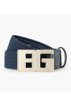 【26SS】 MEN'S BG BUCKLE MESH BELT / BGバックル メッシュベルト (ネイビー)