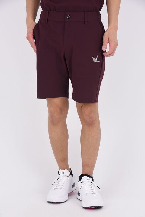 【26SS】 LUXE MESH SHORTS / 接触冷感 微細メッシュ生地 ショートパンツ (バーガンディ)