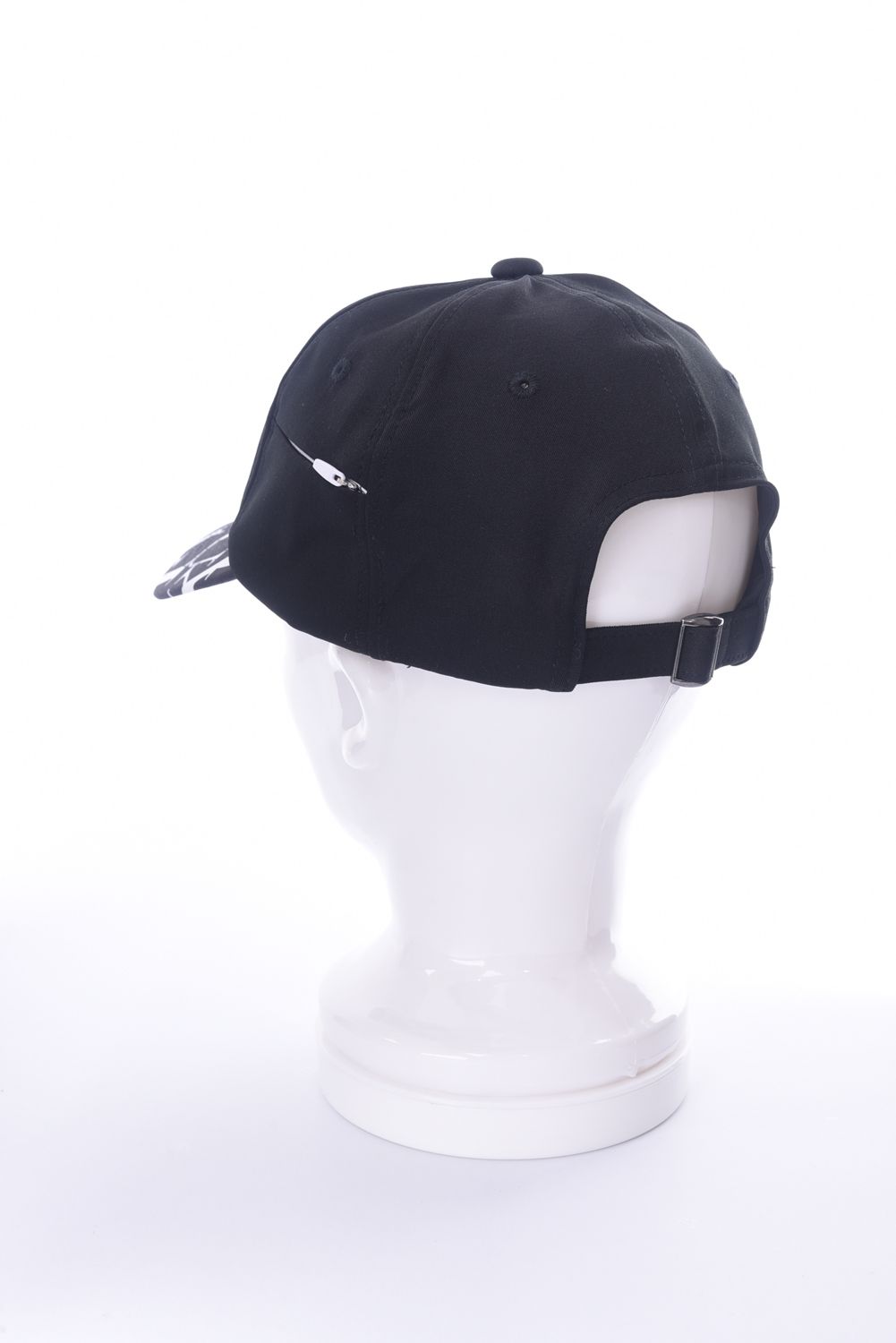 LOGO PATTERN CAP / オリジナル 総柄ロゴ ベースボールキャップ (ブラック)
