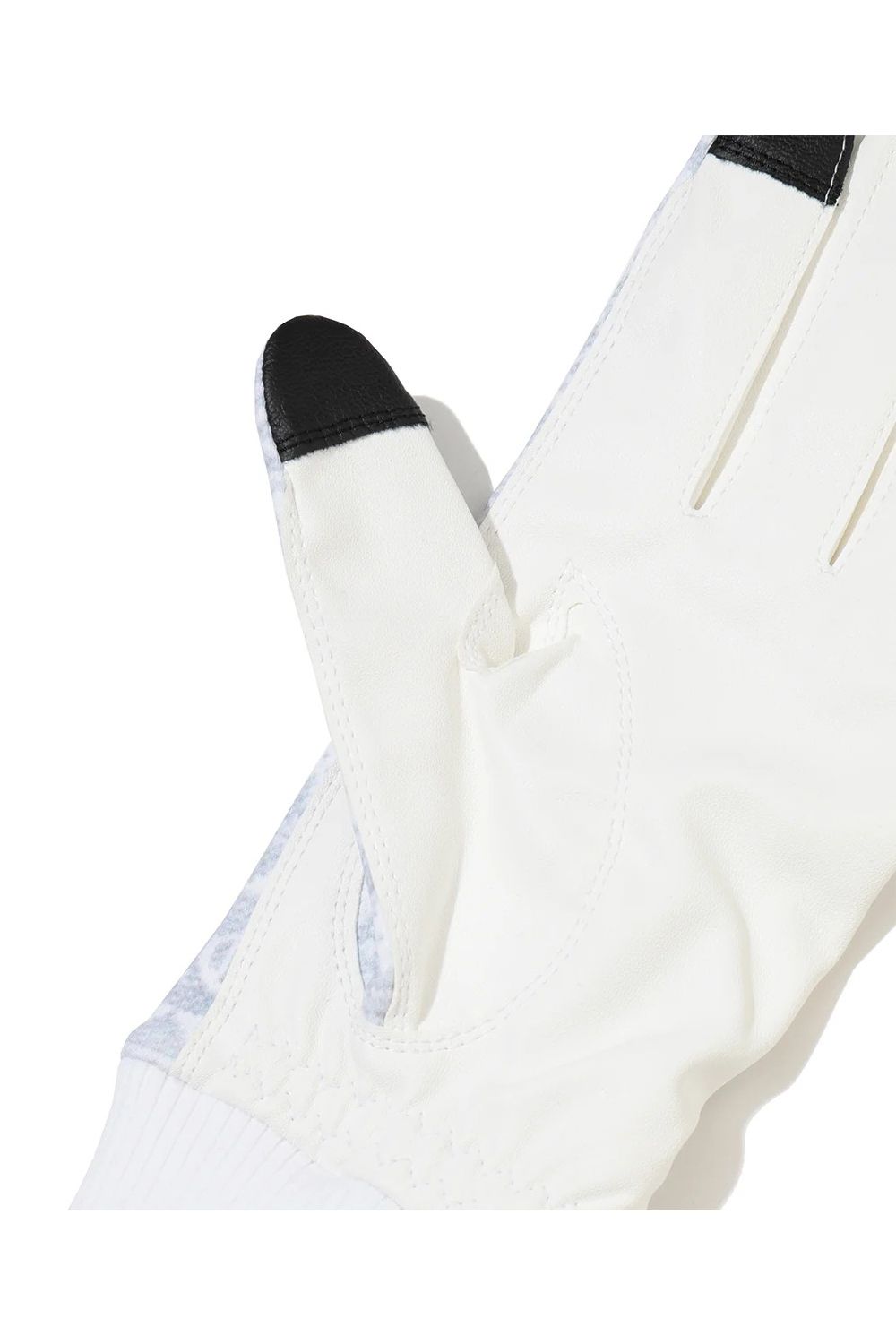 【26AW】 SCOTT WINTER GLOVES / フェアアイルパターン 防風素材 両手ゴルフグローブ (ホワイト)
