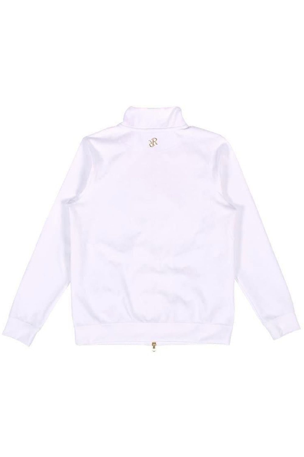 【25AW】【レディース】 JACQUARD STAND COLLAR JACKET / ジャガード スタンド カラージャケット (ホワイト)*
