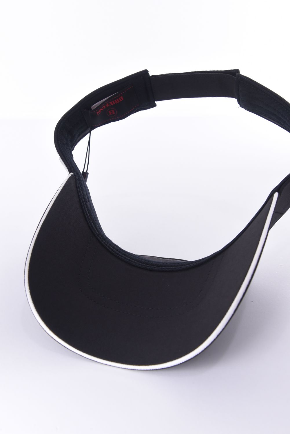 【26SS】 MEN’S ROUND LOGO VISOR / アシンメトリー ラウンドロゴ サンバイザー (ブラック)