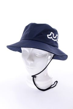 REIN BUCKET HAT / 防水 ロゴ バケットハット (ネイビー)