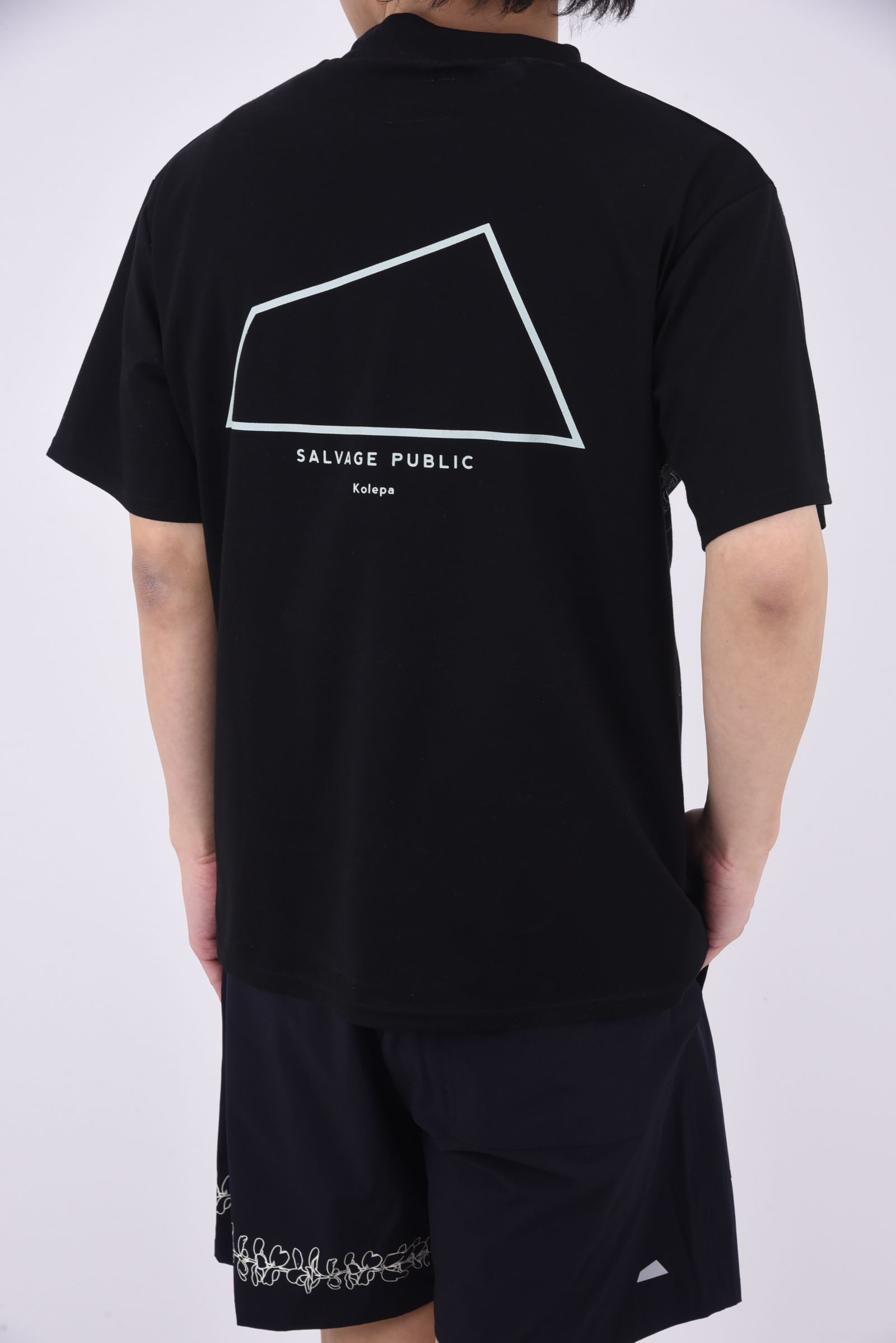 Kēhaupaʻa  ICE  Mockneck S/S(Double Lei) / モックネック 半袖 シャツ (ブラック)