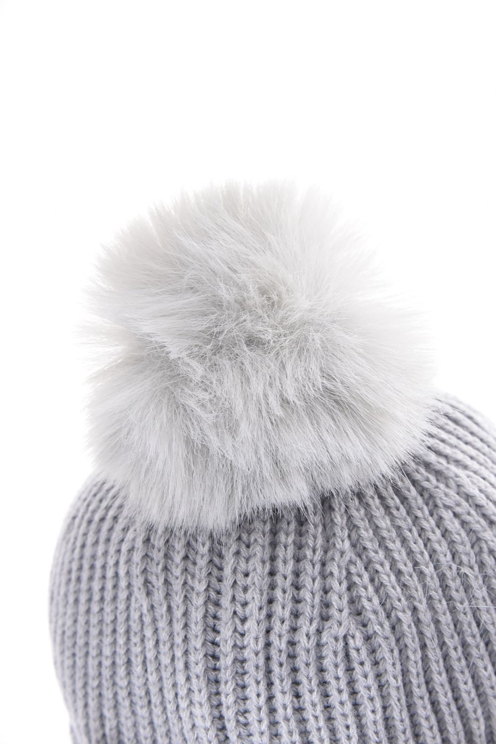 FUR YEAR KNIT CAP / ファーイヤー ニットキャップ (グレー)